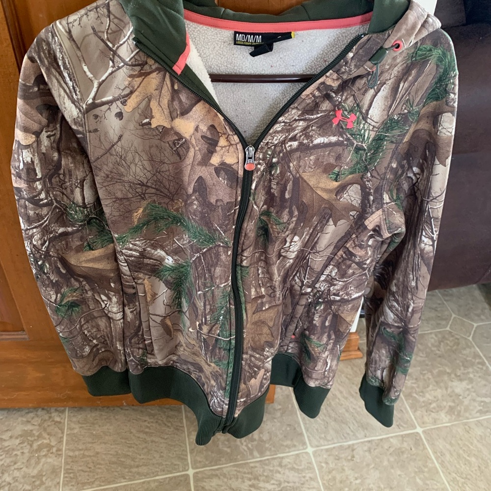 Under Armour Camo Zip-Up Hoodie